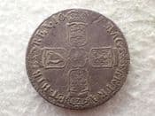 William III, Silver (.925), One Shilling 1697, AF, CS14202