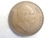 William IV, One Penny 1831, F, CS13502