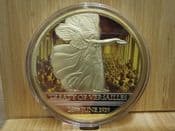 WW1 Centenary, Treaty of Versailles, Large Gold Plated Medal, No COA, OS592