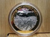 WWII Moments, D-Day, 2011 Gold & Silver Plated Medal, With COA, OS470