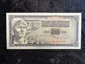 Yugoslavia, 1000 Dinara 1981, AEF, BKN2204