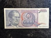 Yugoslavia, 5000 Dinara 1985, F, BKN2205