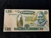 Zambia, 20 Kwacha (1980-88), UNC, BKN1363