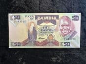 Zambia, 50 Kwacha (1986-87), EF, BKN2195