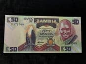 Zambia, 50 Kwacha (1986-87), UNC, BKN1364