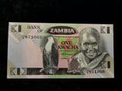 Zambia, One Kwacha (1980-88), UNC, BKN1365