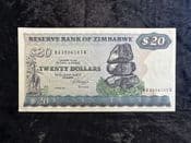 Zimbabwe, 20 Dollars 1983, EF, BKN2191