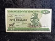 Zimbabwe, 5 Dollars 1983, EF, BKN2193