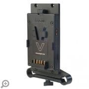 Adaptador PAG V-Mount Plate (19mm Rod Clamp / D-Tap Output)