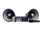 Amplificador MARK SET CAR 20 30W. 3 entradas MIC/LINE. USB/SD. Micro de mano y mando. 2 bocinas 15W