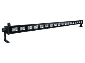 Barra LED MARK MBAR UVA 6U Efecto luz flash UV. 18 LEDs UV de 3W c.u. Control manual