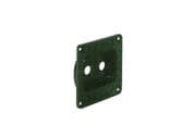 Base de conexión de plástico para 2 jacks de 1/4" WORK BS 451