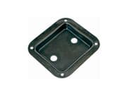 Base metálica para 2 Jacks 1/4" negra WORK BS 452