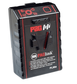 Bateria PAG PL96e Battery - Montura V-mount 96 watt-hours, 14.8V 6.5Ah