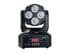 Cabeza móvil MARK MOVILED 4 106 4 LEDs RGBWA+UV (6 en 1) de 10W c.u. 16 y 18 canales DMX.