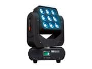 Cabeza móvil MARK MOVING 135 MATRIX. 9 LEDs RGBW QUAD. 15W c.u. 16, 47 canales DMX