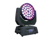 Cabeza móvil MARK SIDIUS LLC 368. 36x10W LEDs RGBW. 15 y 23 canales DMX. Zoom 30º a 105º