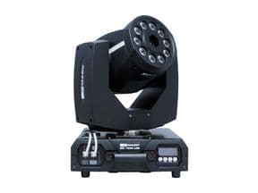 Cabeza móvil y máquina de humo MARK MK 1600 LED. 10 LEDs RGB 8W. 10 canales DMX. 1.3l. 1500W