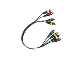 Cable con conectores 4 x RCA macho - 4 x RCA macho WORK K 48