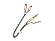 Cable de señal. 2 RCA macho - 2 Jack 1/4'' mono macho. 6m MARK MK 86