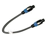 Cable para altavoz 2x2,5mm. Conector XLN 4 Macho - XLN 4 Macho 10M MARK MK 81