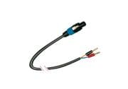 Cable para altavoz, XLN 4 macho - 2 bananas WORK K 87