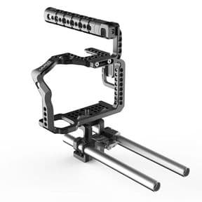 Cage 8Sinn a7RIIa/7SII + Top Handle Basic + Universal Rod Support
