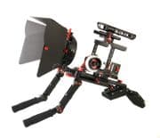 Cage CAME-TV para DSLR con Hand Grip para GH4 & SONY A7s & 5D Mark III