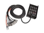 Caja de conexión 10 envios/2 retornos XLR 3pin MARK BOX 12/2