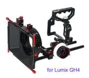 CAME-TV Protective Cage para GH4 Camera con Mattebox Follow Focus