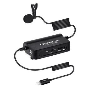 COMICA CVM-V05-MI MULTI-FUNCTIONAL LAVALIER MIC CON LIGHTNING INTERFACE