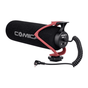 COMICA CVM-V30-LITE-R DIRECTIONAL ON-CAMERA SHOTGUN MICROPHONE (RED)