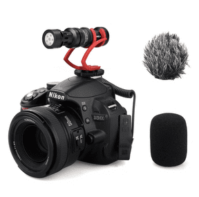 COMICA CVM-VM10II-R MINI ON-CAMERA DIRECTIONAL SHOTGUN MIC (RED)