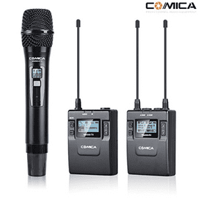 COMICA CVM-WM300B WIRELESS DUAL MIC KIT (LI-ION) (1 MIC, 1 LAV, 1 TX, 1 RX)