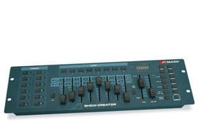 Consola de iluminación para control de hasta 12 scanners DMX de 16 canales cada 1 MARK SHOW CREATOR