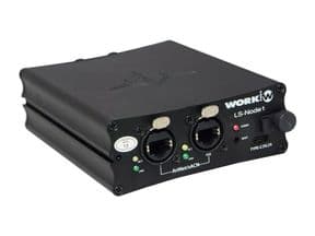 Dispositivo de streaming WORK LS-NODE1 RDM/DMX. 1 entrada, 1 salida. Compatible con LightShark
