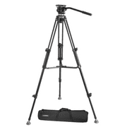 EIMAGE EK610 PROFESSIONAL COMPACT TRIPOD CON FLUID HEAD 65MM BOWL