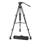 EIMAGE EK630 PROFESSIONAL CAMERA VIDEO TRIPOD CON FLUID HEAD 75MM BOWL 8.8 LBS. PAYLOAD