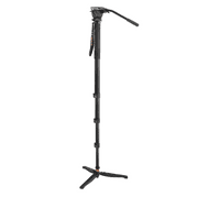 EIMAGE MA800+630FH 4 STAGE ALUMINUM MONOPOD CON FLUID HEAD