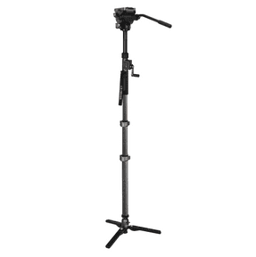 EIMAGE ML-900C+GH04F CARBON FIBER MONOPOD CON FLUID HEAD Y HAND CRANK MAX. HEIGHT 81.9 IN
