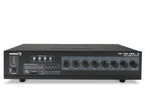 Etapa de potencia de 180 W y mezclador de 9 entradas WORK PA 190 USB/R