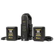 IKAN C-2KIT-98 PRO BATTERY KIT CON 2X 98WH BATTERIES Y DUAL CHARGER