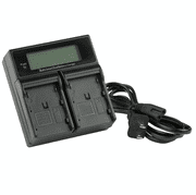 IKAN DUAL CHARGER PARA CANON 900.PAN D54, CANON E6, SONY L Y BP-U