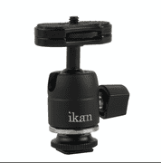 IKAN EASY-GRIP HEAVY DUTY 1/4-20 SHOE MOUNT CON TOOL-LESS MOUNTING SCREW Y PADDED MOUNTING PLATE