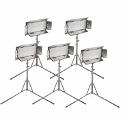 IKAN KIT CON 5 X IB508-V2 LED STUDIO LIGHTS