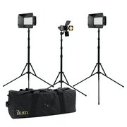 IKAN KIT MB-2Q1Z MYLO MACRO BI-COLOR 3-POINT LED LIGHT CON 2 X MB4 + 1 X ILED6