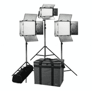 IKAN KIT RAYDEN RW-2F1H DAYLIGHT 3-POINT LED LIGHT 2 X RW10 + 1 X RW5 + AB Y V PLATE + SOÒRTES+BOLSA