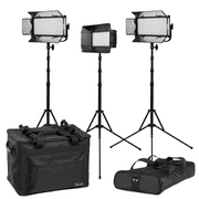 IKAN MB-2H1Q MYLO MEDIUM BI-COLOR 3-POINT LED LIGHT CON 2 X MB8 + 1 X MB4 + SOPORTES Y BOLSAS