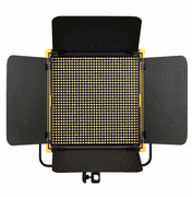 IKAN OYB10 ONYX 1 X 1 BI-COLOR 3200K-5600K ALUMINUM LED LIGHT CON V-MOUNT BATTERY PLATE