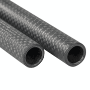 IKAN PAR DE BARRAS DE FIBRA DE CARBONO 15MM - 4,6,8,10,12,14,16 Y 18 PULGADAS